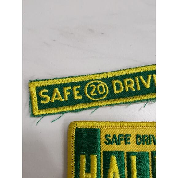 LOT 2 Hall’s Freight‎ Trucking Trucker Sew On Patch 3”Hat 70s Rare Truck Driver - Picture 3 of 4